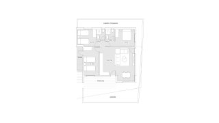 Bungalow floor plan, 3 bedrooms in HORIZON No. 4